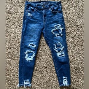 American Eagle High Rise Jegging Crop | Size 8 SHORT
